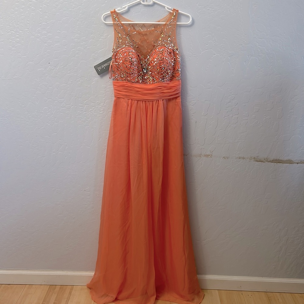 Franssical lace Beaded evening Dress